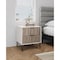 Manhattan Comfort DUMBO 2.0 Nightstand in White and Rustic Grey NS002-WG - alternate 1